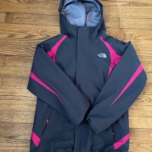 The Noth Face wind breaker, fleece combo